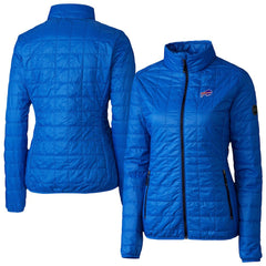Buffalo Bills Cutter & Buck Women's Rainier PrimaLoft Eco Insulated Full-Zip Puffer Jacket - Royal cheap