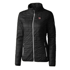 New York Giants Cutter & Buck Women's Rainier PrimaLoft Eco Insulated Full-Zip Puffer Jacket - Black on sale