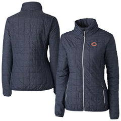 Chicago Bears Cutter & Buck Women's Rainier PrimaLoft Eco Insulated Full-Zip Puffer Jacket - Navy sale