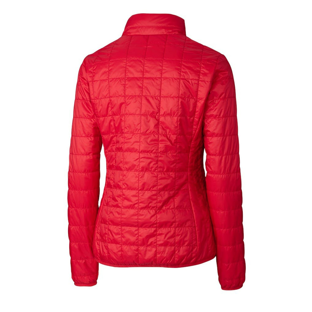 New England Patriots Cutter & Buck Women's Rainier PrimaLoft Eco Insulated Full-Zip Puffer Jacket - Red cheap