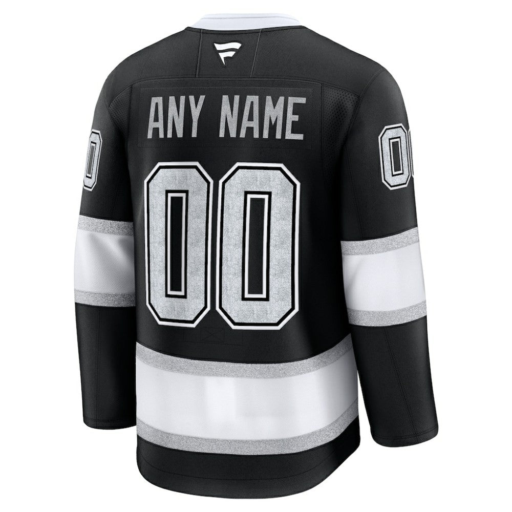 Los Angeles Kings Fanatics Home Premium Custom Jersey Black
