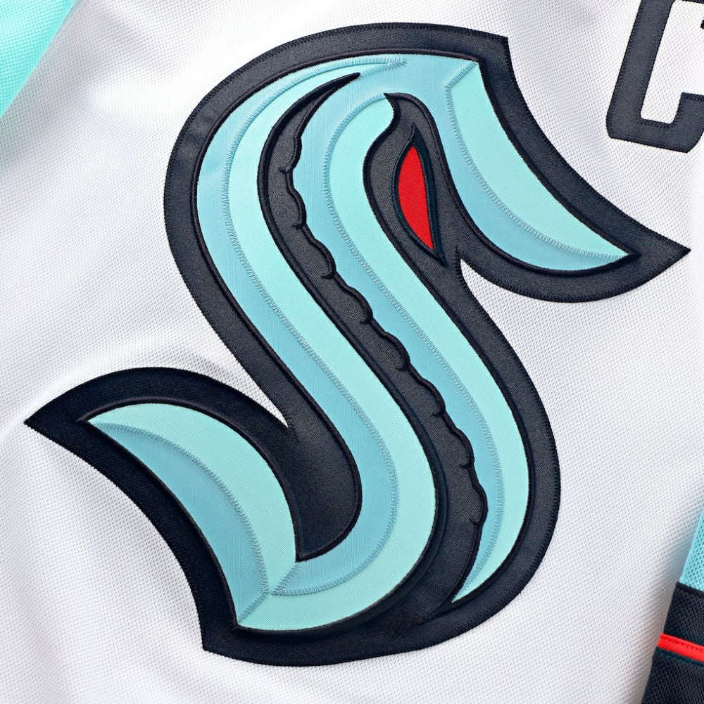 Seattle Kraken Fanatics Away Premium Custom Jersey White