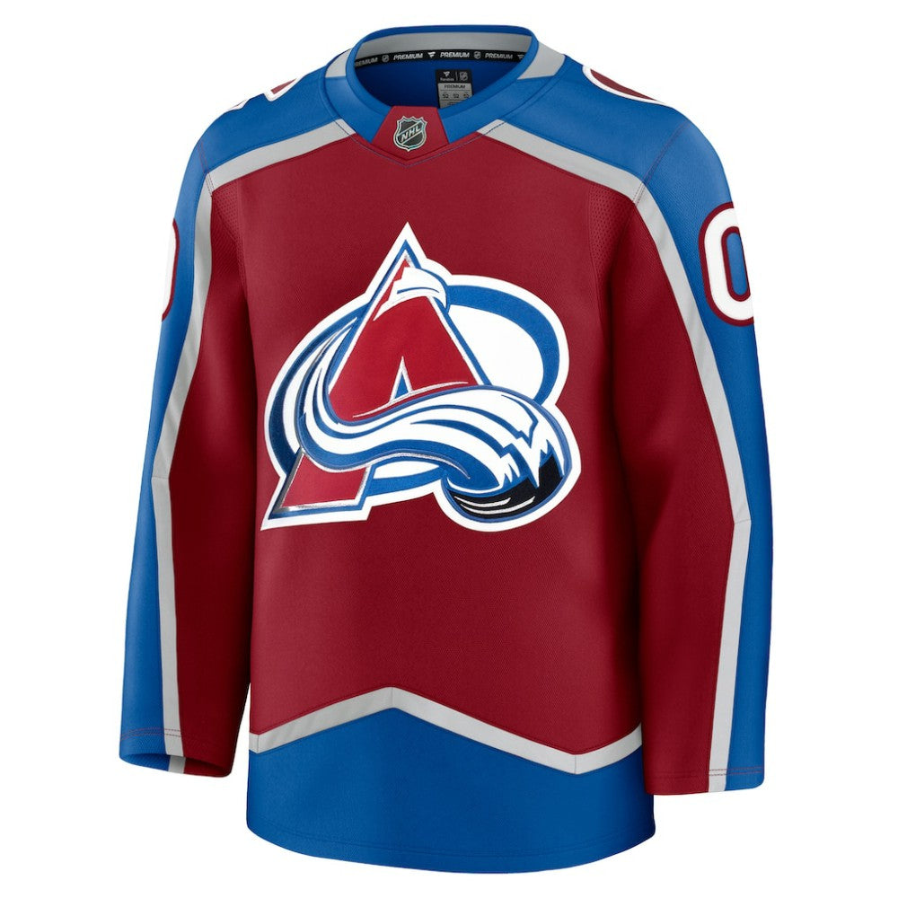 Colorado Avalanche Fanatics Home Premium Custom Jersey Burgundy