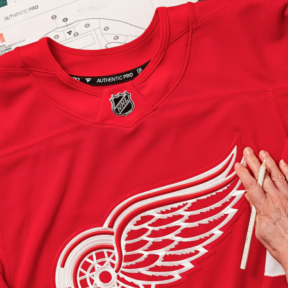 Detroit Red Wings Fanatics Home Authentic Pro Custom Jersey Red