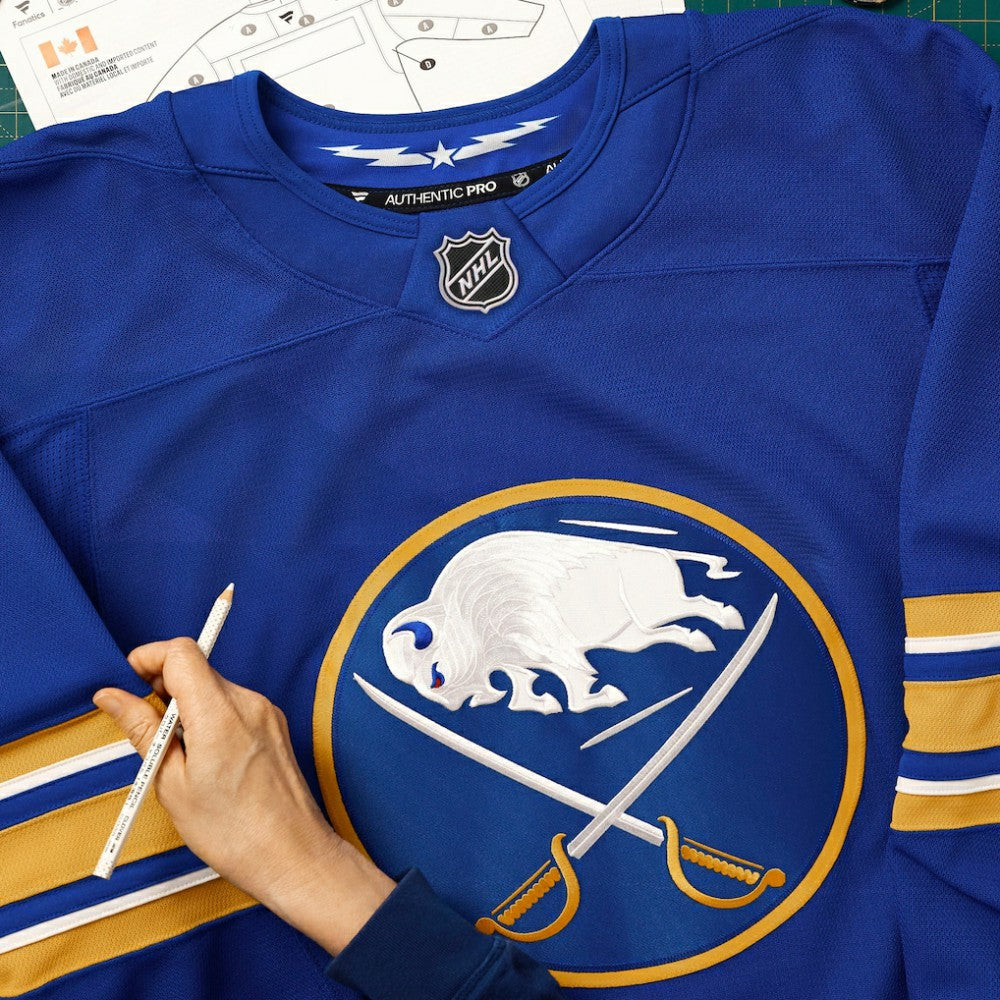 Buffalo Sabres Fanatics Home Authentic Pro Custom Jersey Royal