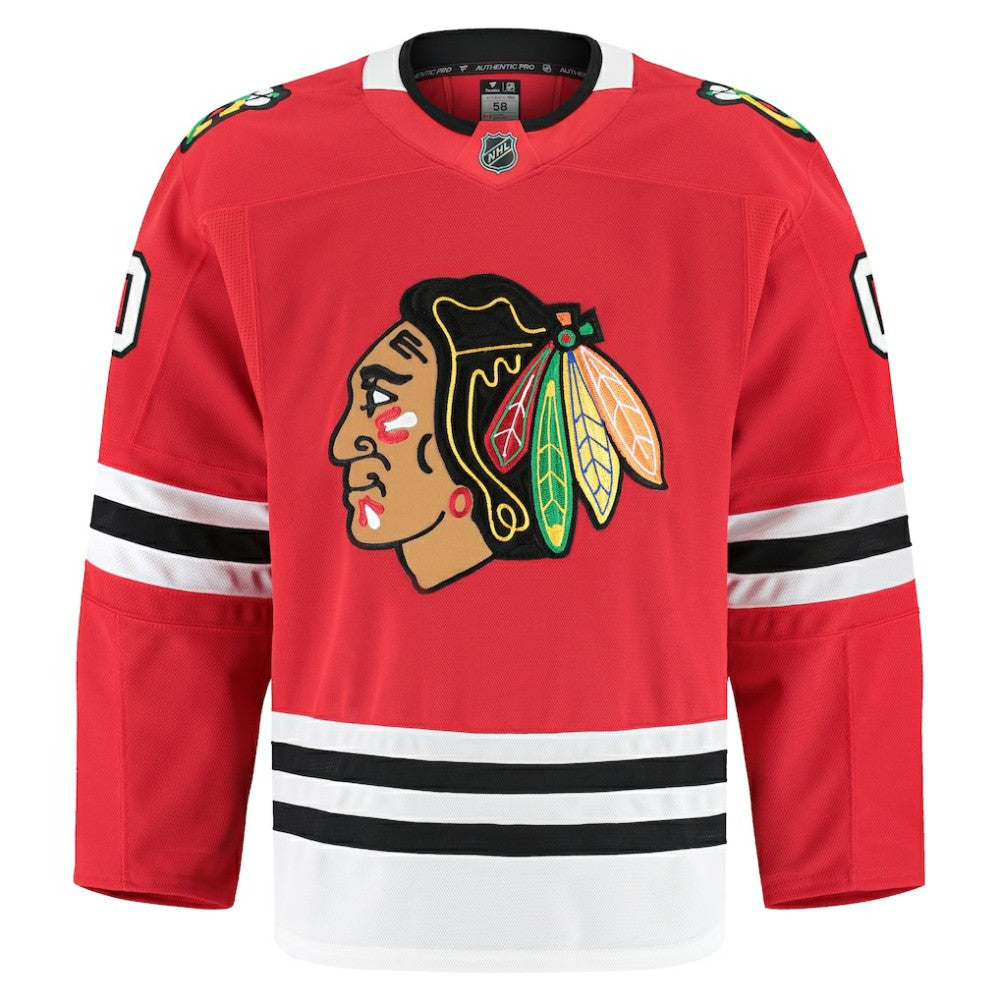 Chicago Blackhawks Fanatics Home Authentic Pro Custom Jersey Red