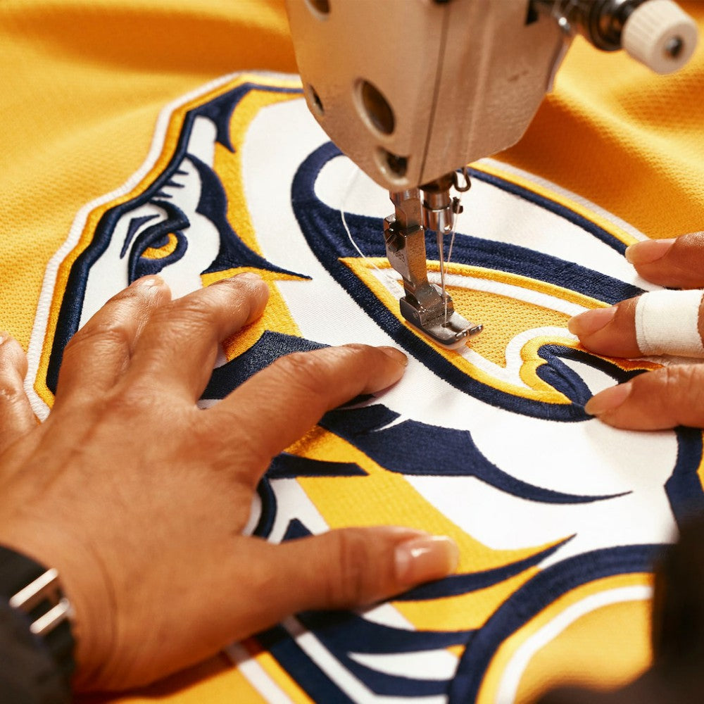 Nashville Predators Fanatics Home Authentic Pro Custom Jersey Gold