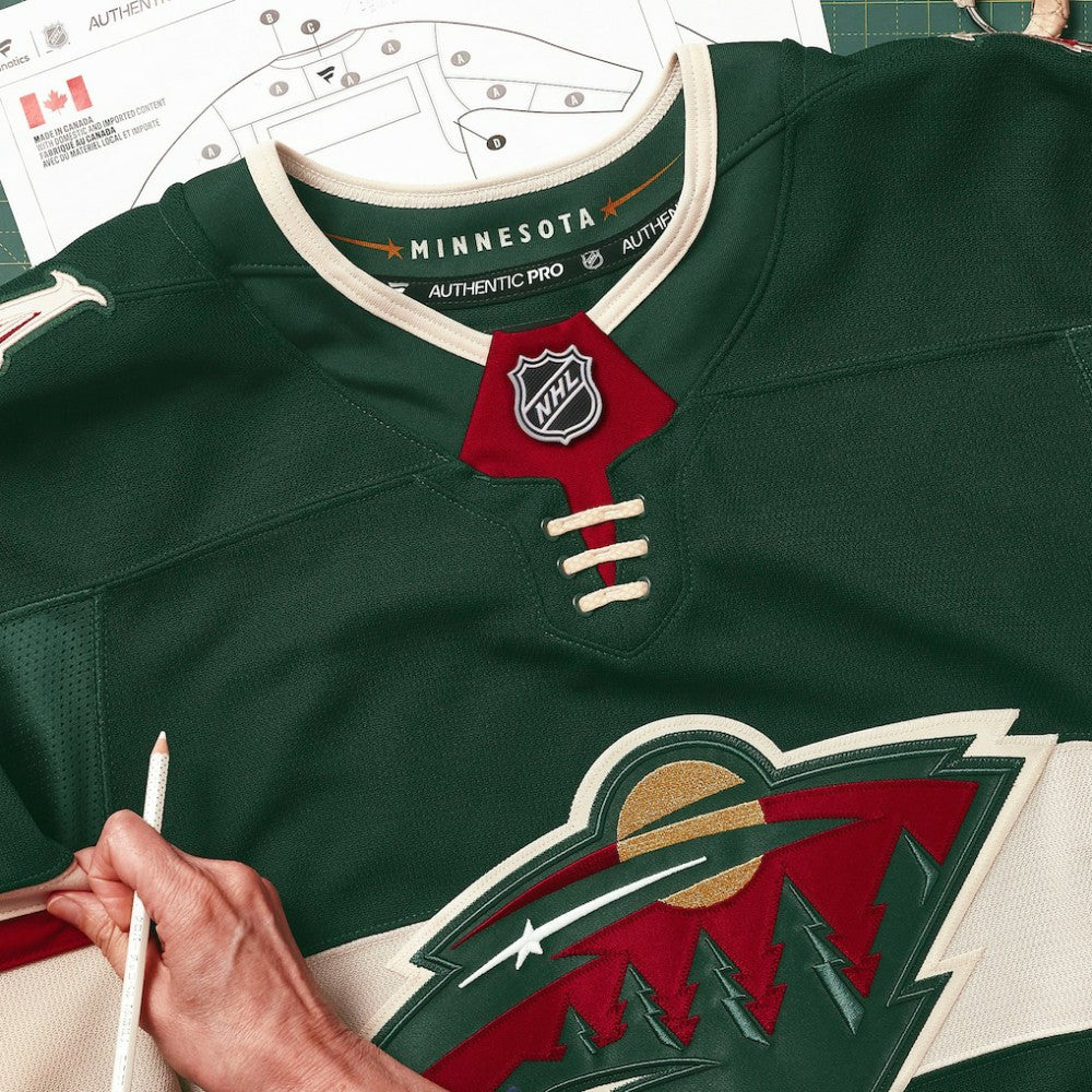 Minnesota Wild Fanatics Home Authentic Pro Custom Jersey Green