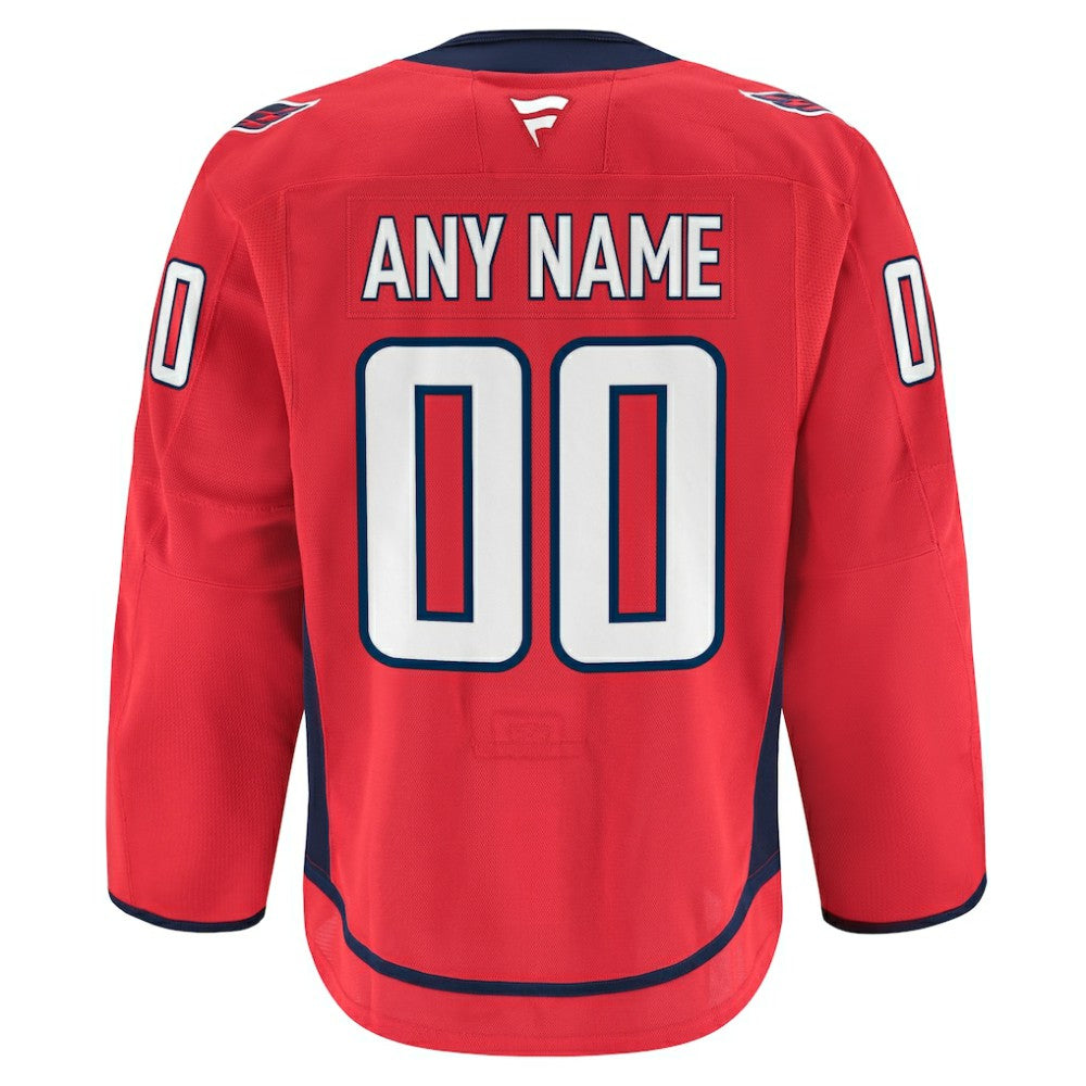 Washington Capitals Fanatics Home Authentic Pro Custom Jersey Red