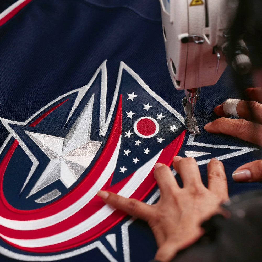 Columbus Blue Jackets Fanatics Home Authentic Pro Custom Jersey Navy