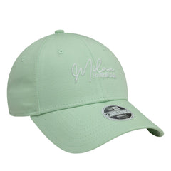 AC Milan New Era Women's Script 9FORTY Adjustable Hat - Light Green | New Era discount