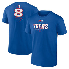 Paul George Philadelphia 76ers Behind The Back Name & Number T-Shirt - Royal cheap