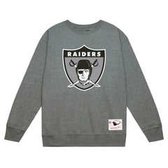 Las Vegas Raiders Basic Fleece Pullover Sweatshirt - Heather Gray outlet