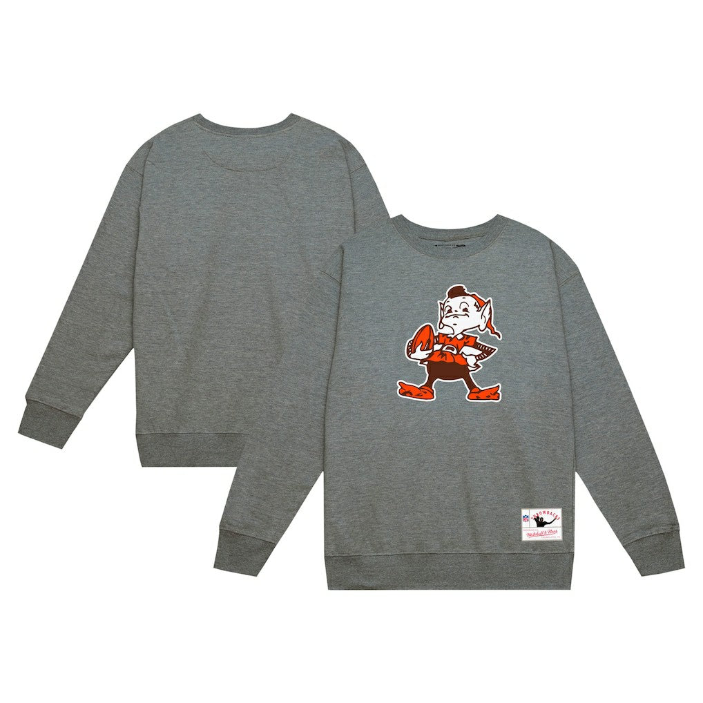 Cleveland Browns Basic Fleece Pullover Sweatshirt - Heather Gray sale
