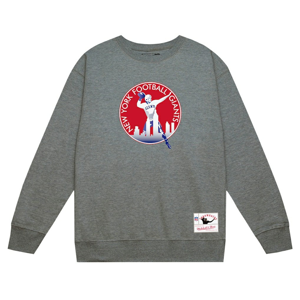 New York Giants Basic Fleece Pullover Sweatshirt - Heather Gray online