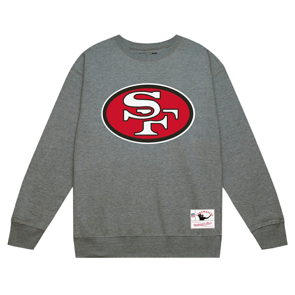 San Francisco 49ers Basic Fleece Pullover Sweatshirt - Heather Gray cheap