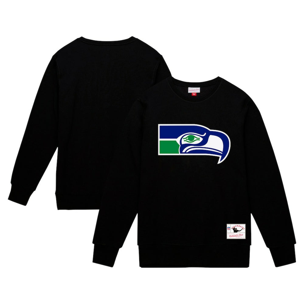 Seattle Seahawks Basic Fleece Pullover Sweatshirt - Black online