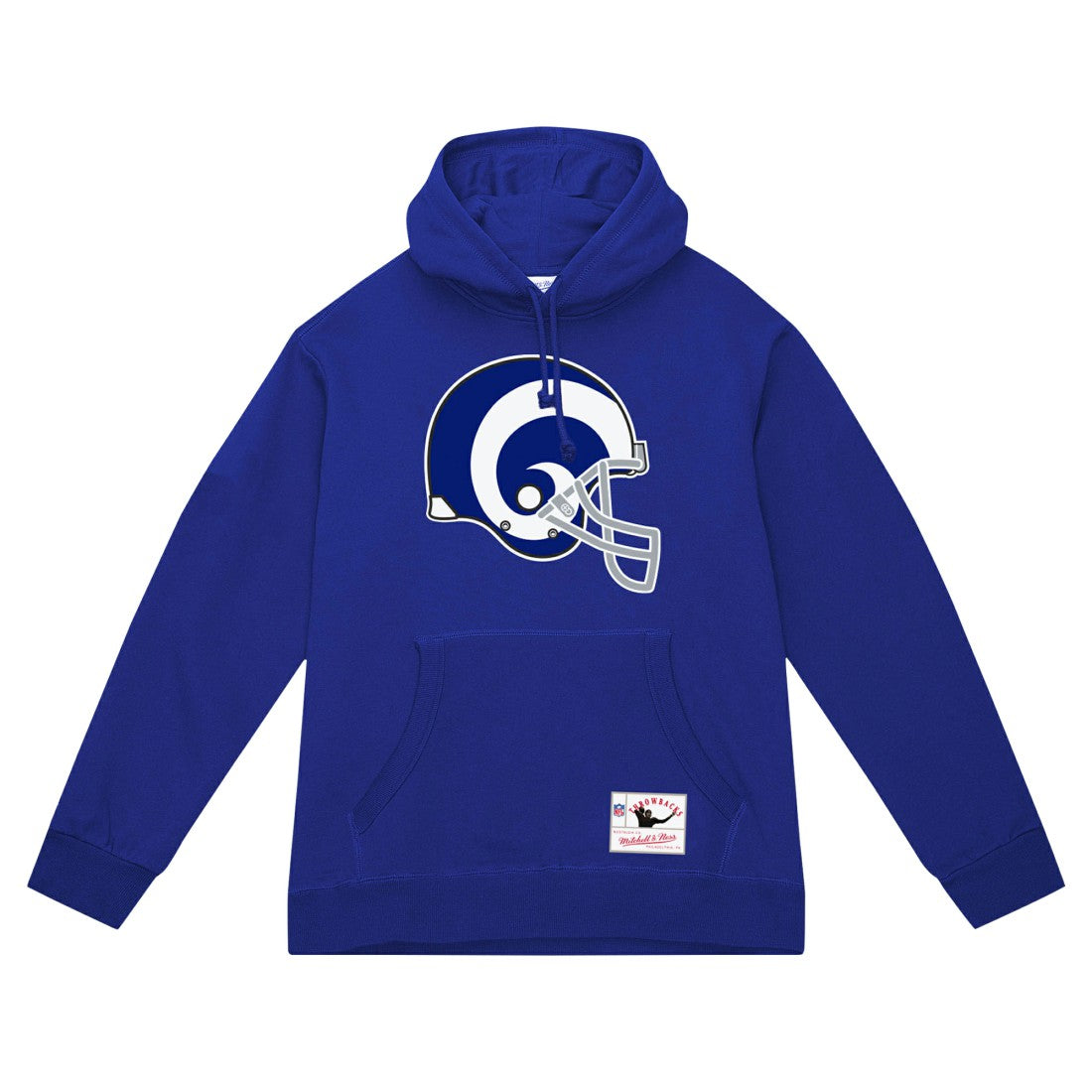 Los Angeles Rams Helmet Logo Vintage Pullover Hoodie - Royal online