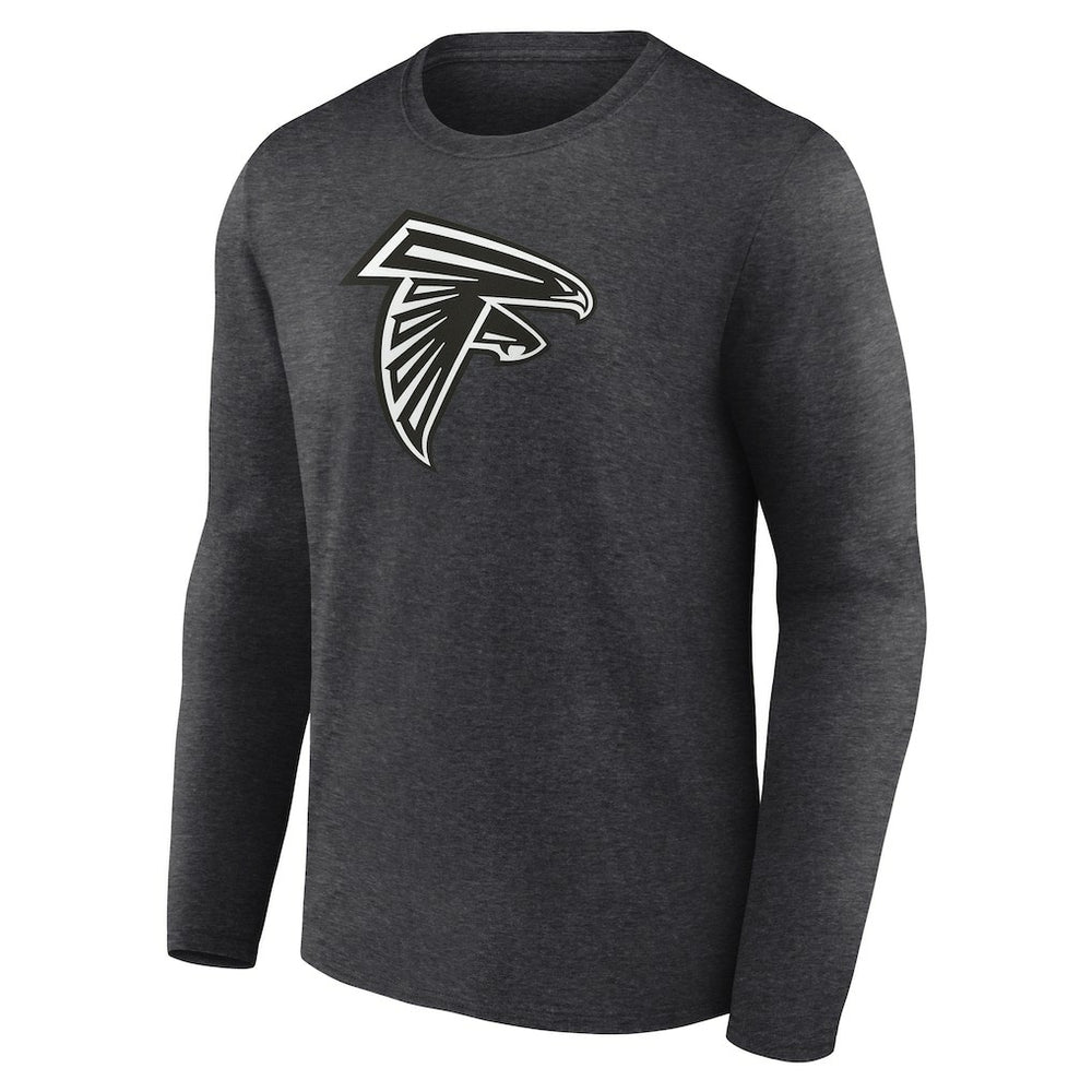Atlanta Falcons Personalized Name & Number Monochrome Long Sleeve T-Shirt - Charcoal cheap