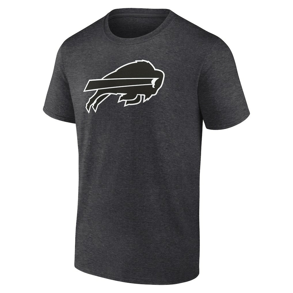 Buffalo Bills Personalized Name & Number Monochrome T-Shirt - Charcoal outlet