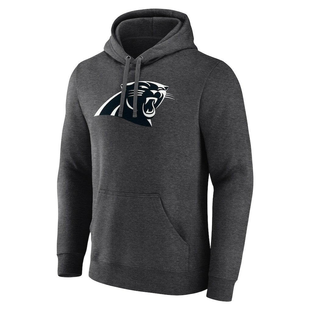 Carolina Panthers Personalized Name & Number Monochrome Pullover Hoodie - Charcoal outlet