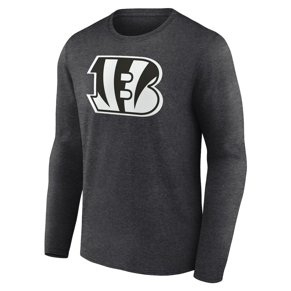 Cincinnati Bengals Personalized Name & Number Monochrome Long Sleeve T-Shirt - Charcoal outlet
