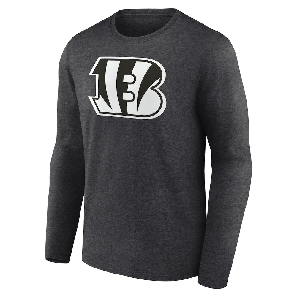Cincinnati Bengals Personalized Name & Number Monochrome Long Sleeve T-Shirt - Charcoal outlet