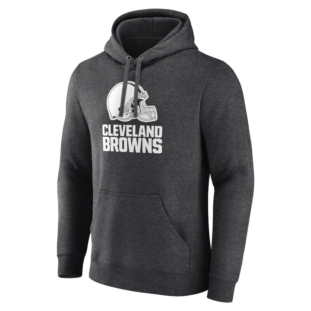 Cleveland Browns Personalized Name & Number Monochrome Pullover Hoodie - Charcoal outlet