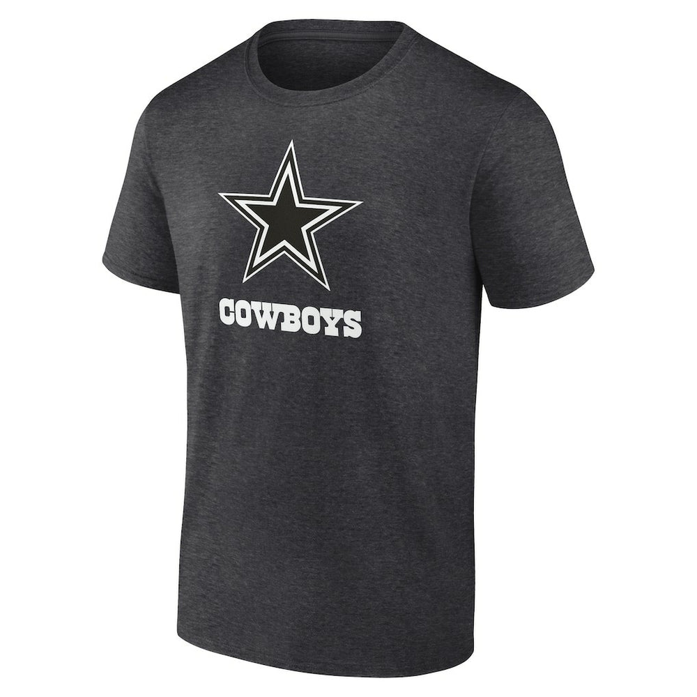 Dallas Cowboys Personalized Name & Number Monochrome T-Shirt - Charcoal outlet