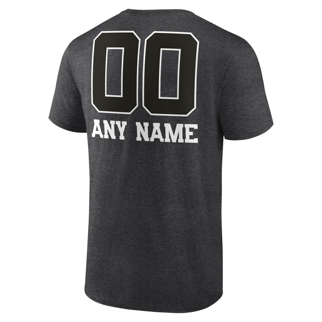 Denver Broncos Personalized Name & Number Monochrome T-Shirt - Charcoal online