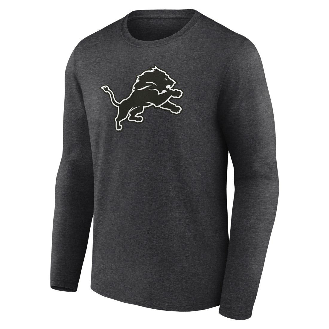 Detroit Lions Personalized Name & Number Monochrome Long Sleeve T-Shirt - Charcoal online