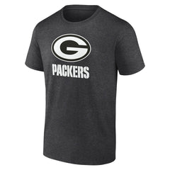 Green Bay Packers Personalized Name & Number Monochrome T-Shirt - Charcoal sale