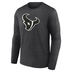 Houston Texans Personalized Name & Number Monochrome Long Sleeve T-Shirt - Charcoal online