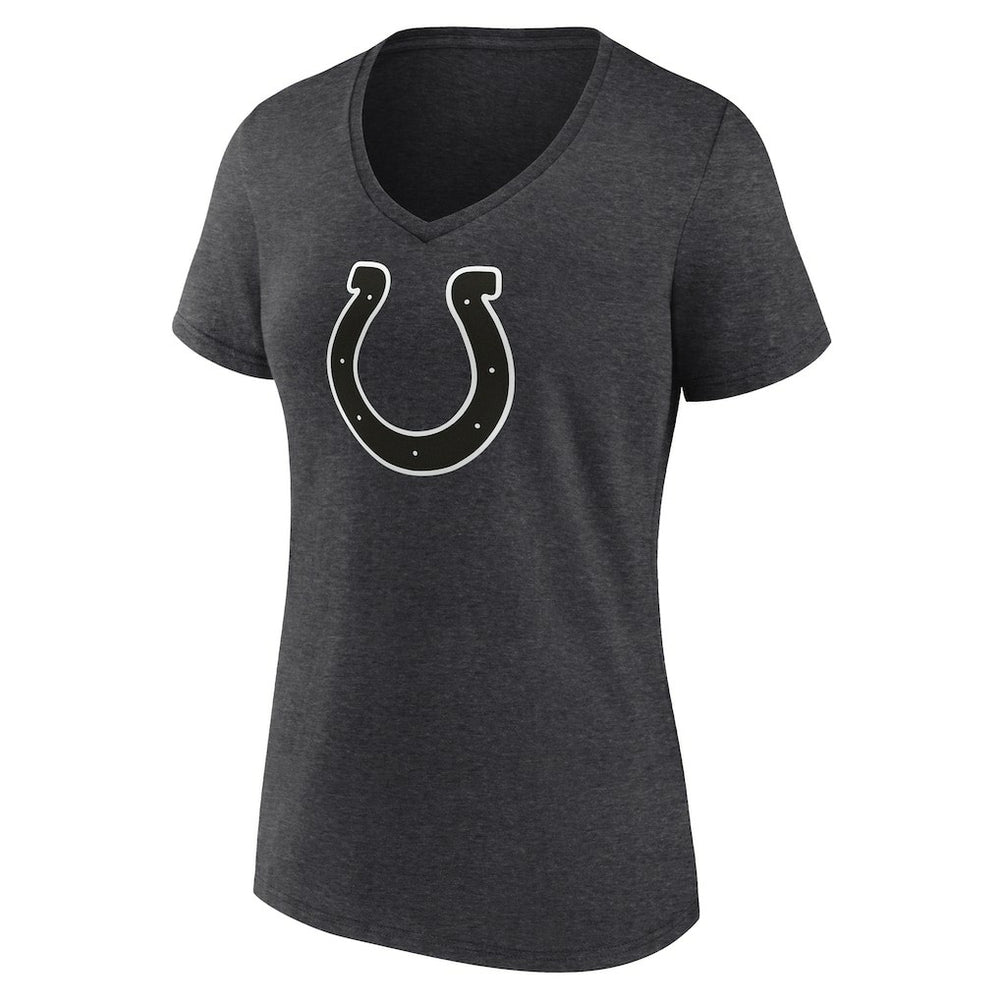 Indianapolis Colts Women's Personalized Name & Number Monochrome V-Neck Long Sleeve T-Shirt - Charcoal outlet