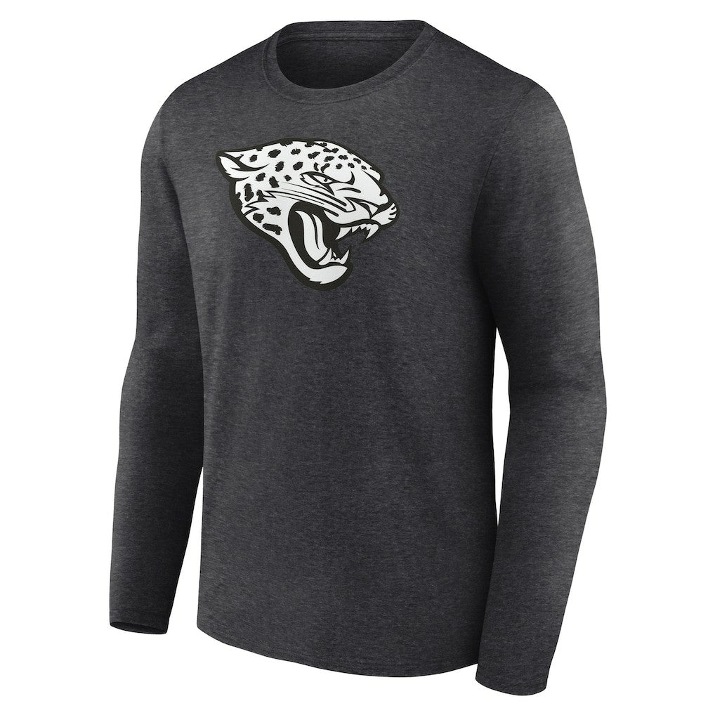 Jacksonville Jaguars Personalized Name & Number Monochrome Long Sleeve T-Shirt - Charcoal sale