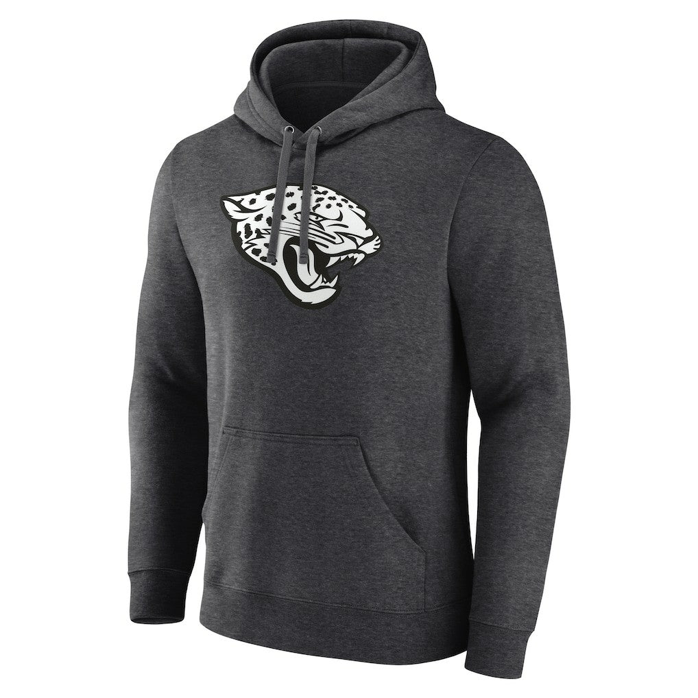 Jacksonville Jaguars Personalized Name & Number Monochrome Pullover Hoodie - Charcoal cheap