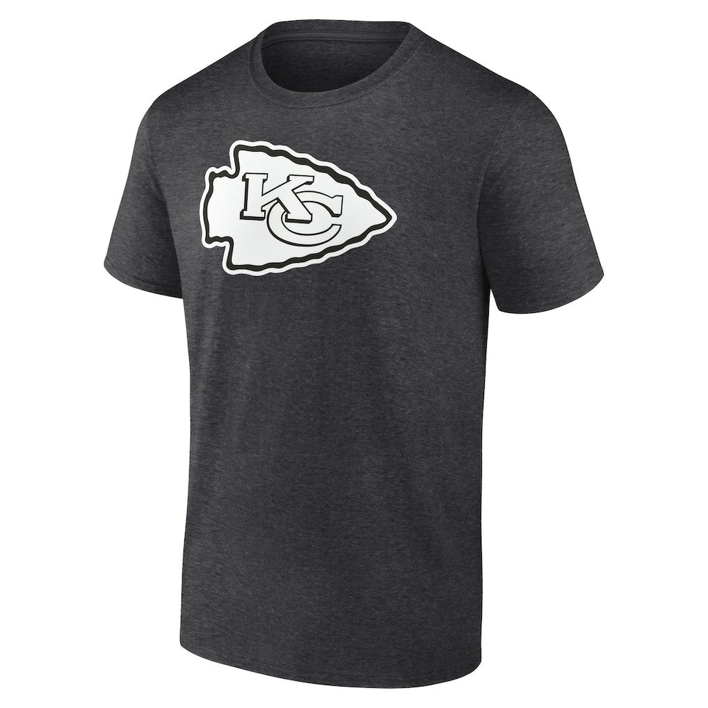 Kansas City Chiefs Personalized Name & Number Monochrome T-Shirt - Charcoal discount