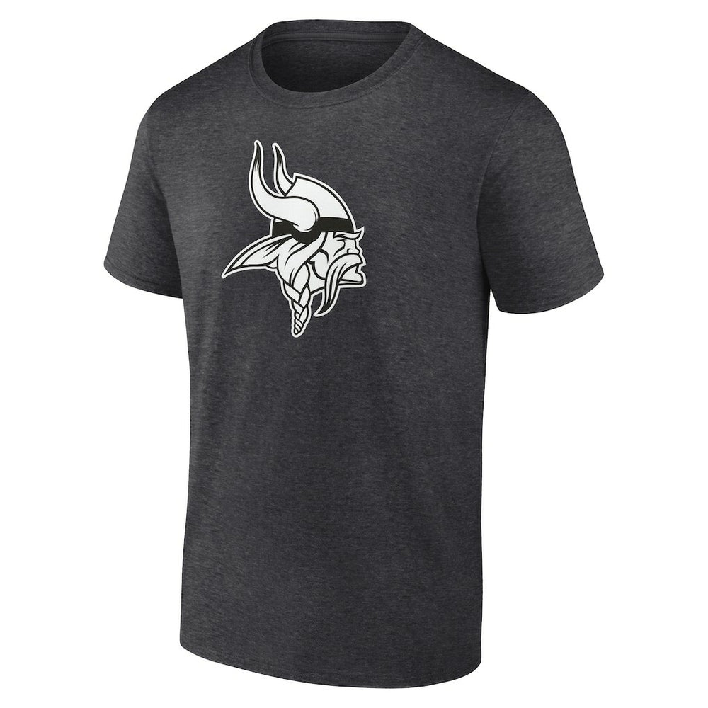 Minnesota Vikings Personalized Name & Number Monochrome T-Shirt - Charcoal discount