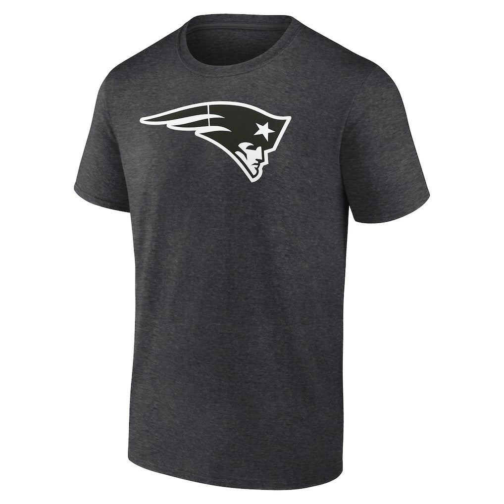 New England Patriots Personalized Name & Number Monochrome T-Shirt - Charcoal discount