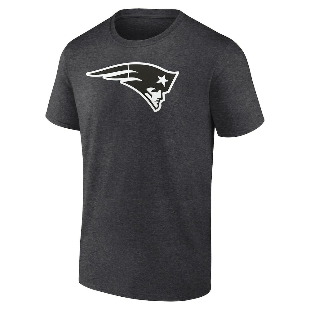 New England Patriots Personalized Name & Number Monochrome T-Shirt - Charcoal discount