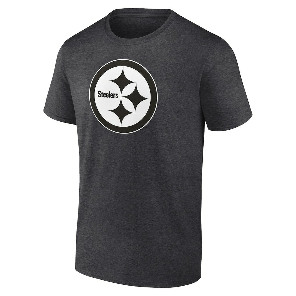 Pittsburgh Steelers Personalized Name & Number Monochrome T-Shirt - Charcoal sale