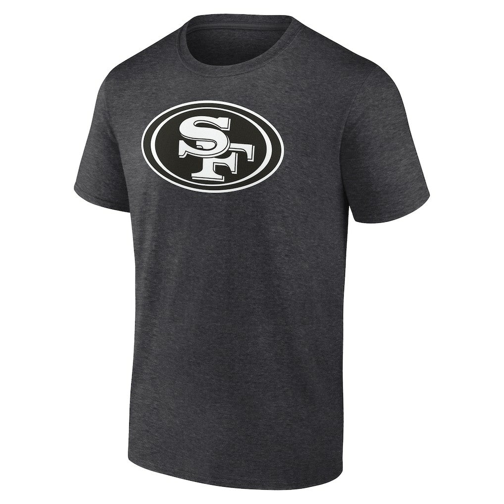 San Francisco 49ers Personalized Name & Number Monochrome T-Shirt - Charcoal for sale