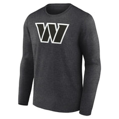 Washington Commanders Personalized Name & Number Monochrome Long Sleeve T-Shirt - Charcoal online