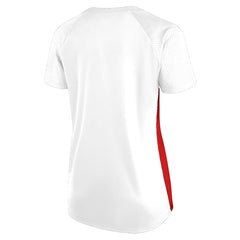 San Francisco 49ers Women's Plus Size Glitter Lace-Up V- Neck T-Shirt - White cheap