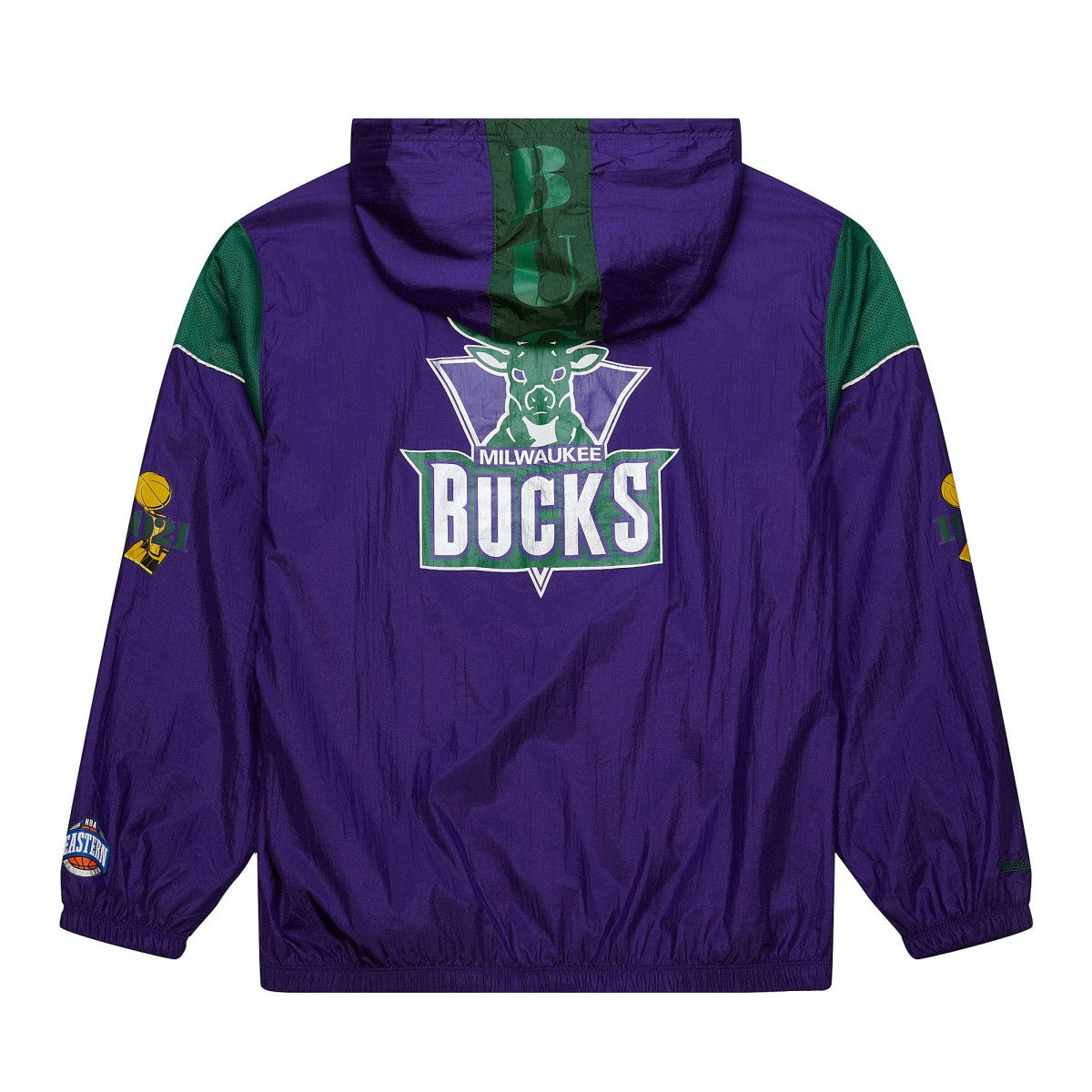 Milwaukee Bucks Unisex Hardwood Classics Team OG 3.0 Anorak Half-Zip Windbreaker Jacket - Purple | Mitchell & Ness shop
