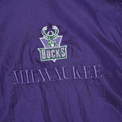 Milwaukee Bucks Unisex Hardwood Classics Team OG 3.0 Anorak Half-Zip Windbreaker Jacket - Purple | Mitchell & Ness shop