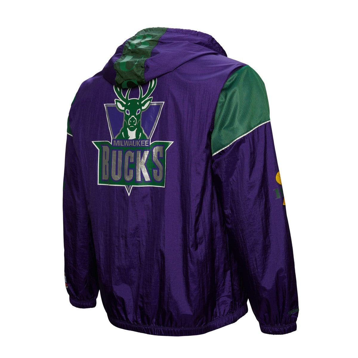 Milwaukee Bucks Unisex Hardwood Classics Team OG 3.0 Anorak Half-Zip Windbreaker Jacket - Purple | Mitchell & Ness shop