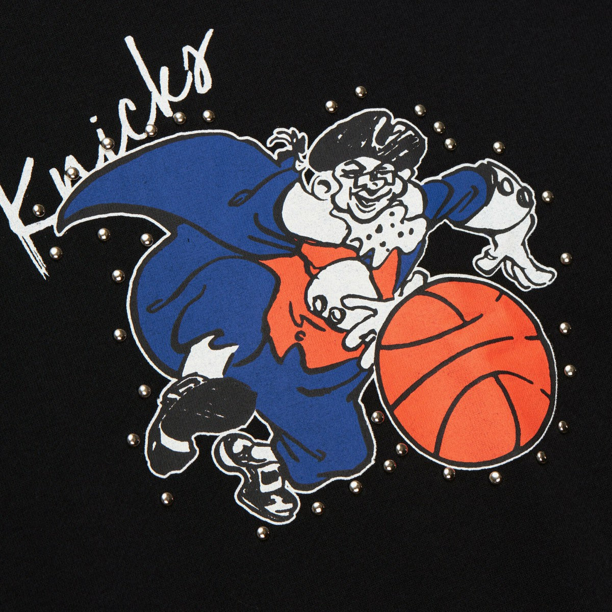 New York Knicks Women's Hardwood Classics Home Team Pullover Sweatshirt - Black | Mitchell & Ness sale
