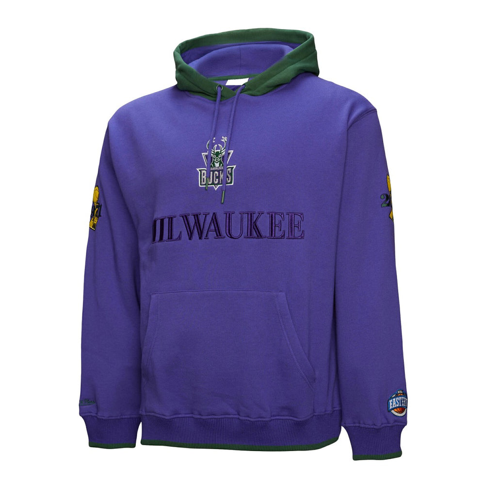 Milwaukee Bucks Hardwood Classics Team OG 3.0 Pullover Hoodie - Purple | Mitchell & Ness shop