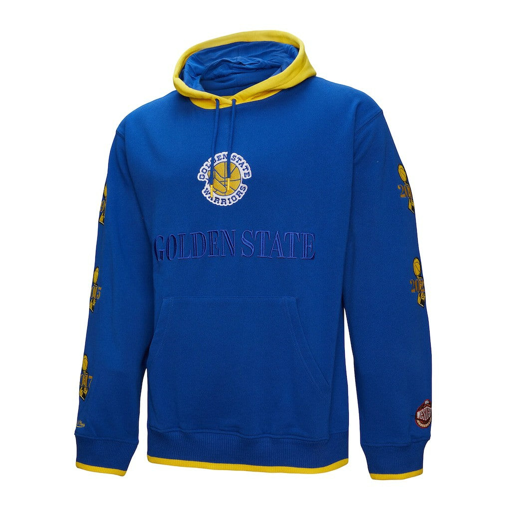 Golden State Warriors Hardwood Classics Team OG 3.0 Pullover Hoodie sale - Royal | Mitchell & Ness sale